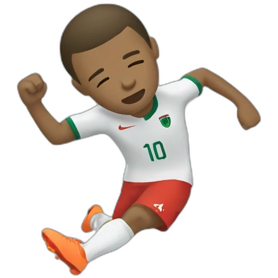 Mbappe dab  emoji