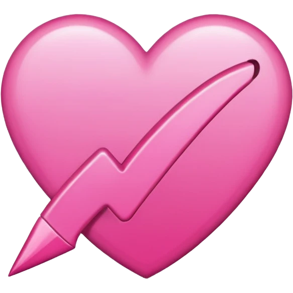 check mark pink emoji