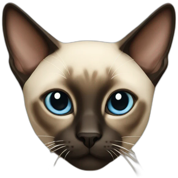Siamese cat emoji