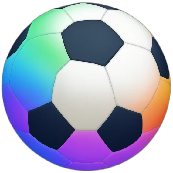 lgbt soccer ball emoji