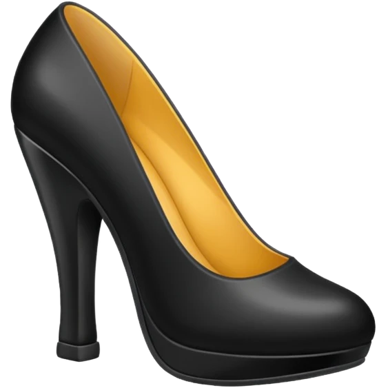 Black heel emoji