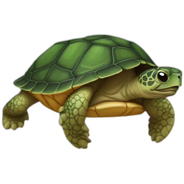 Tortue geniale emoji