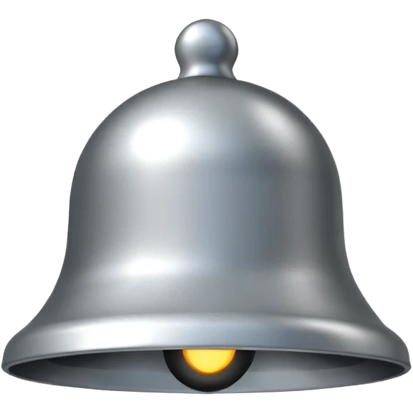 Notification bell silver emoji
