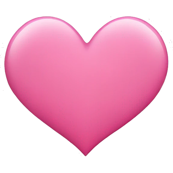 Pink heart emoji