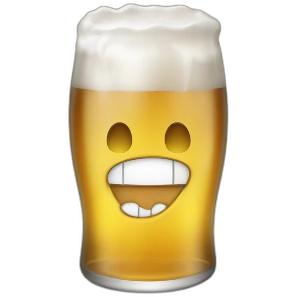 Chat qui boit de la bière  emoji