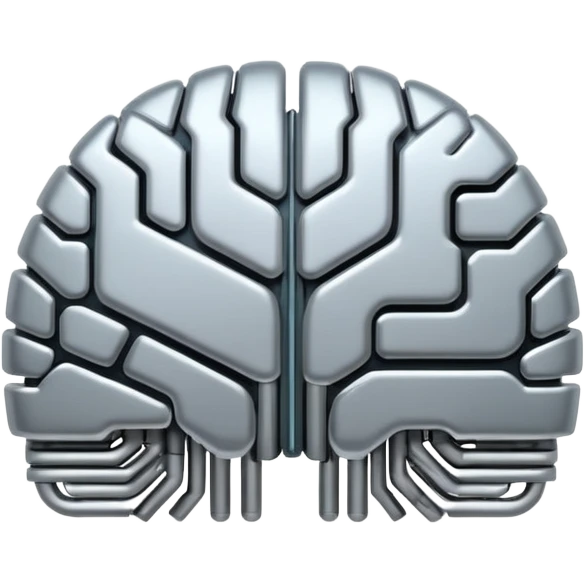 big ai brain emoji