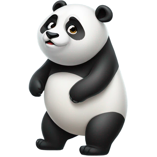 pandaass pooping emoji