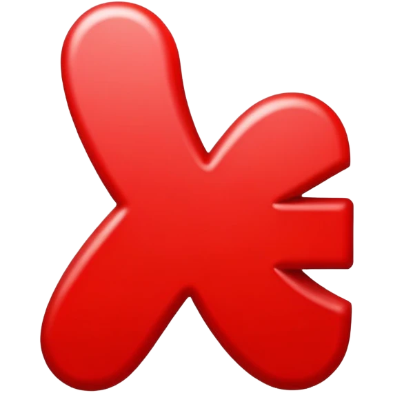 The Word "important" written in red emoji