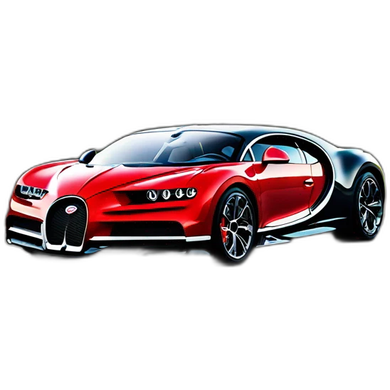 Bugatti chiron rouge sang emoji
