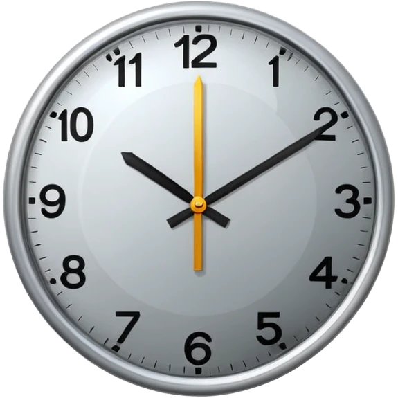 An emoji with a clock emoji