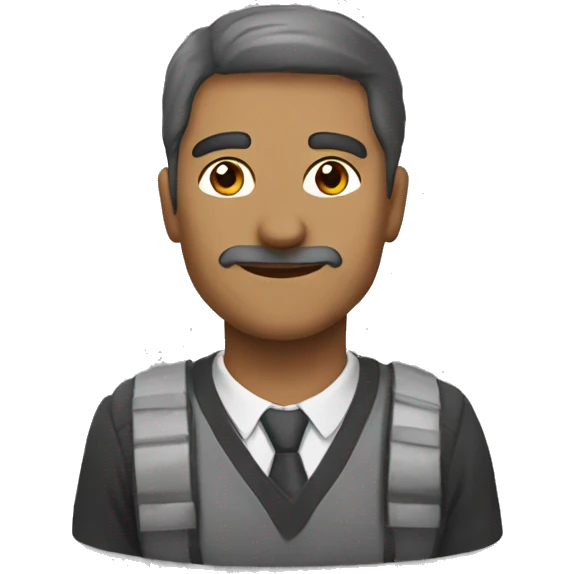 Коричневый пудель  emoji