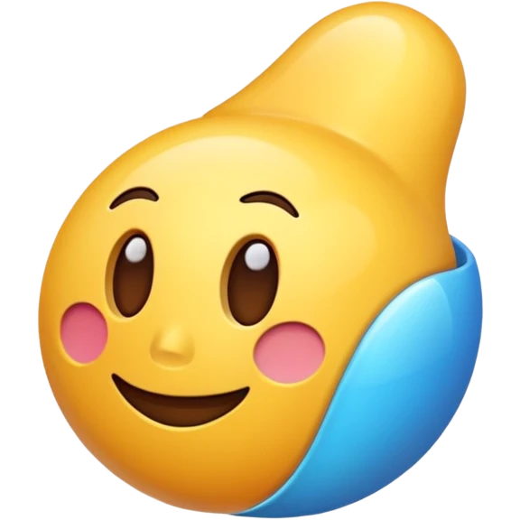 brainstorming  : 3d Icon with color of D0B8FF
 emoji