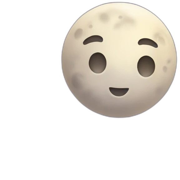 Moon game icon emoji