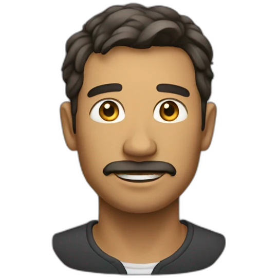 Une homme étonné emoji