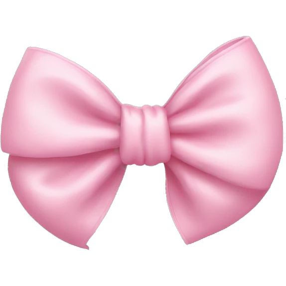 Baby pink bow  emoji