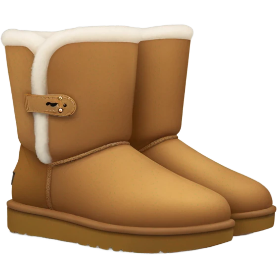 mini platform ugg boots emoji