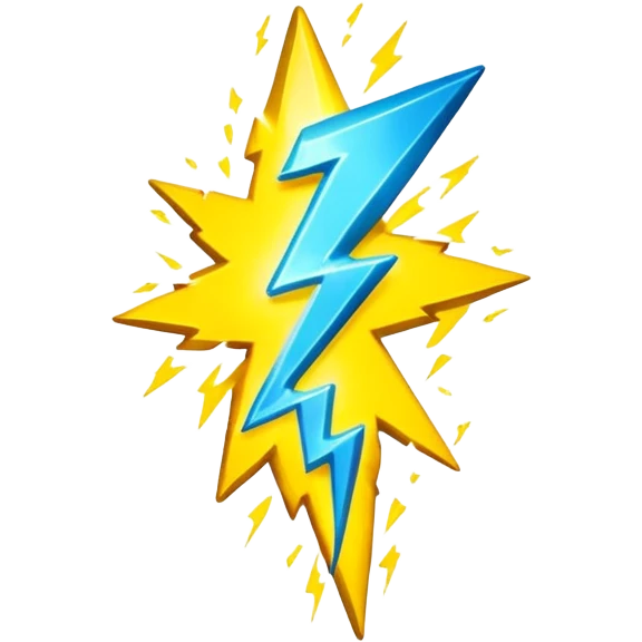 Harry Potter lightning bolt emoji