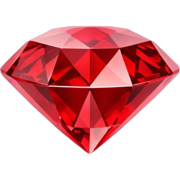 Red diamond emoji that i can use in writing not in form of image emoji