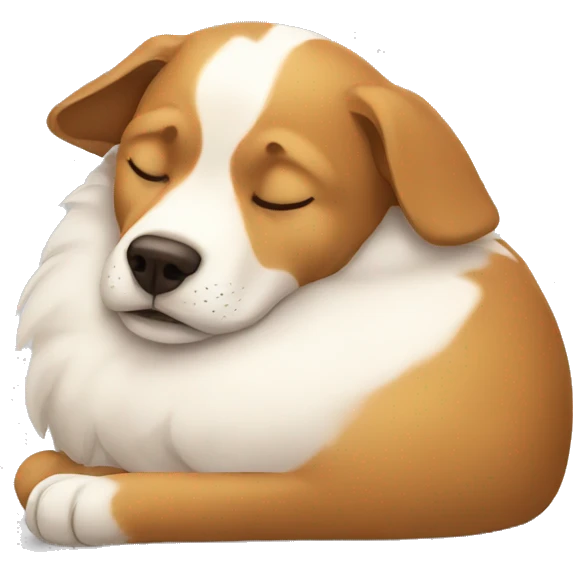 sleeping dog gif emoji