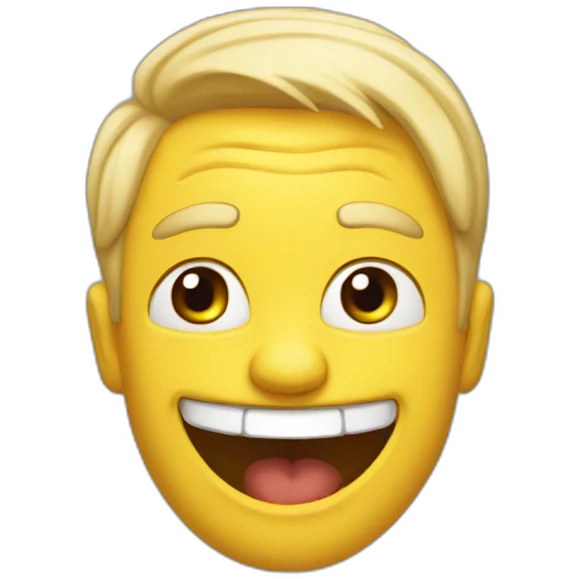 Rire bisar emoji