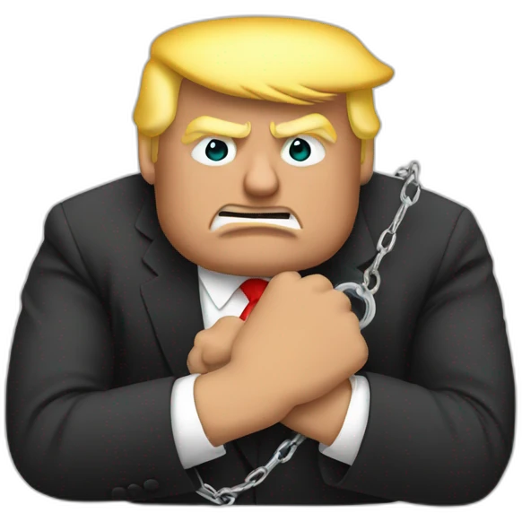 trump-in-handcuffs emoji