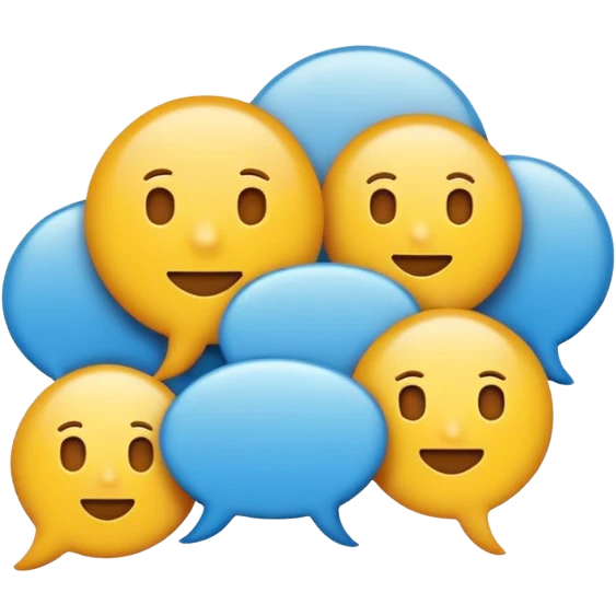 A minimalist emoji-style icon representing wordplay — symbolizing creativity with language. It features an open book or speech bubble merging with playful letters or word fragments, forming a clever visual pun. emoji