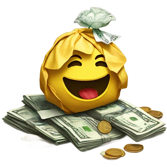 Sad money emoji