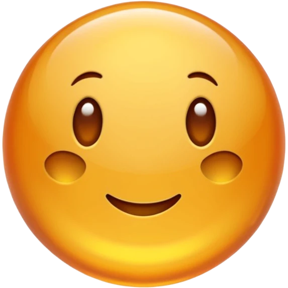 amber color ball emoji