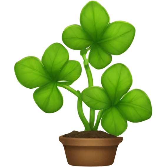 Luck plant emoji
