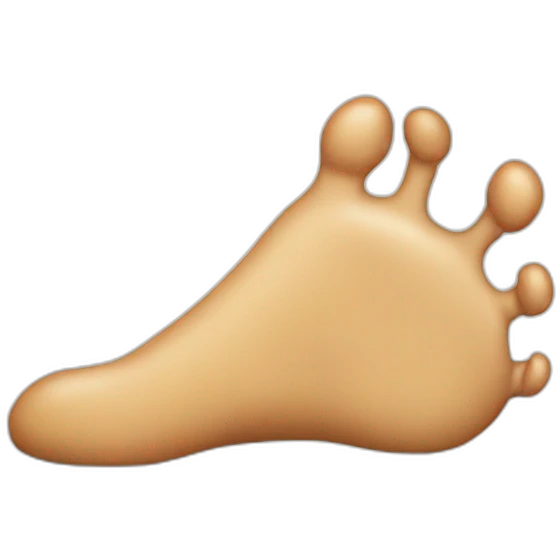 foot emoji