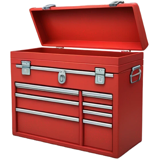 classic red toolbox emoji