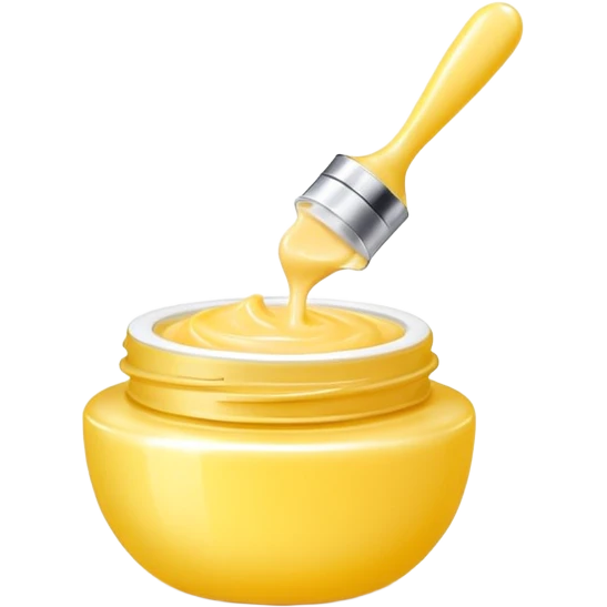 Yellow skincare emoji