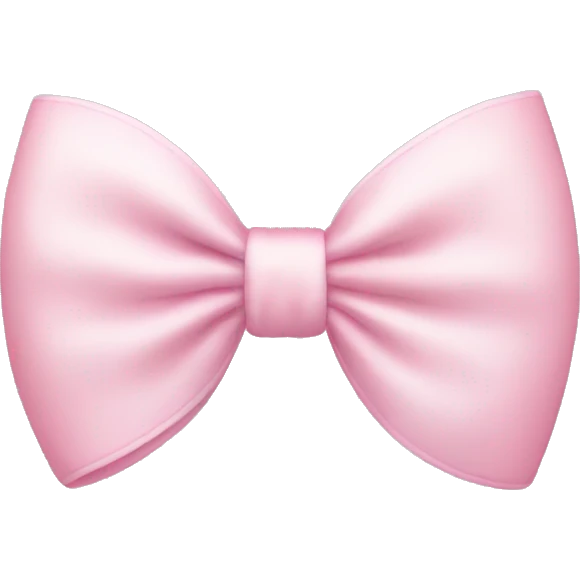 light pink bow  emoji