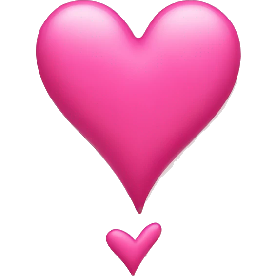 Pink heart emoji