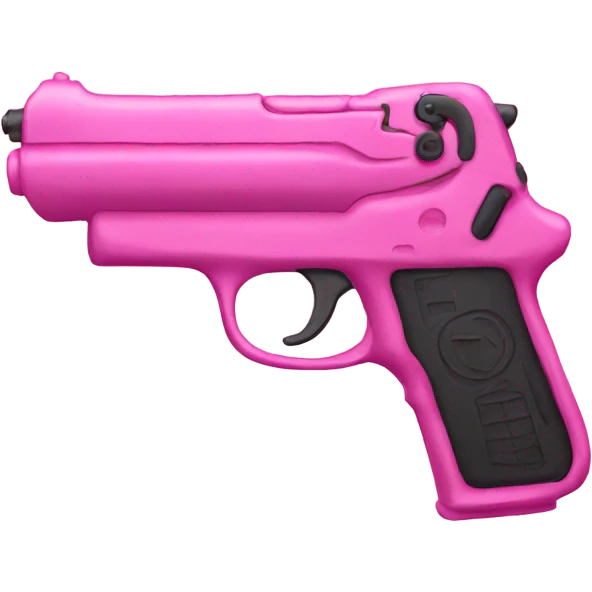 Pink gun  emoji