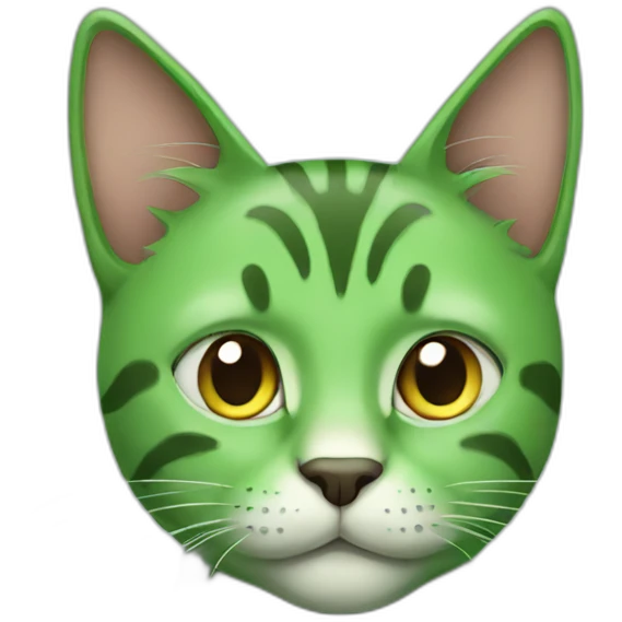 green cAT emoji