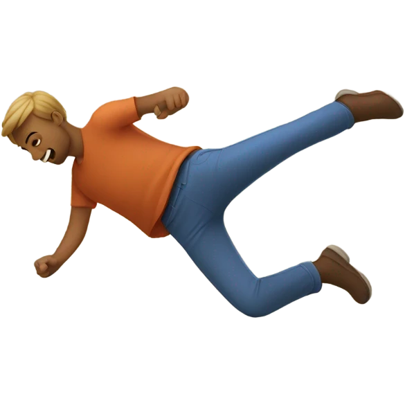 human rolling around  emoji