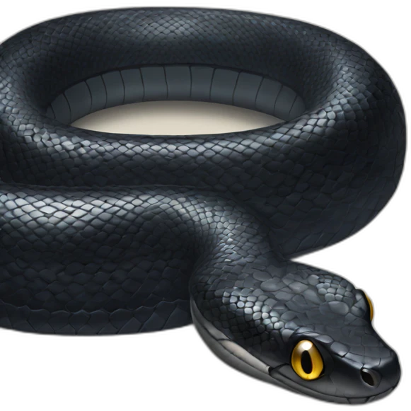 Black snake emoji