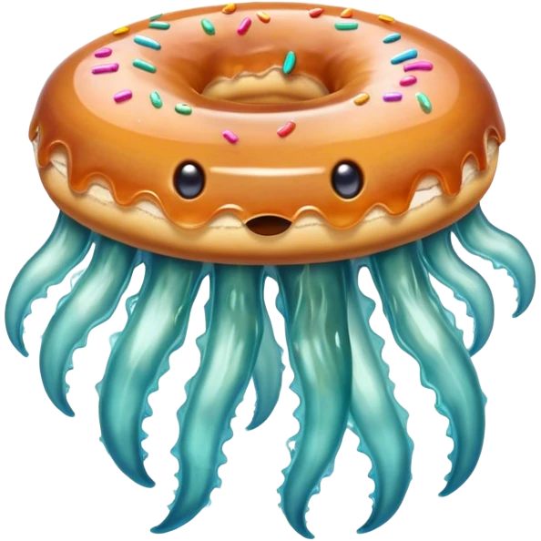 Donut jellyfish emoji