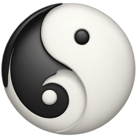 ying yang emoji