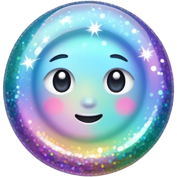 Glitter sparkles emoji