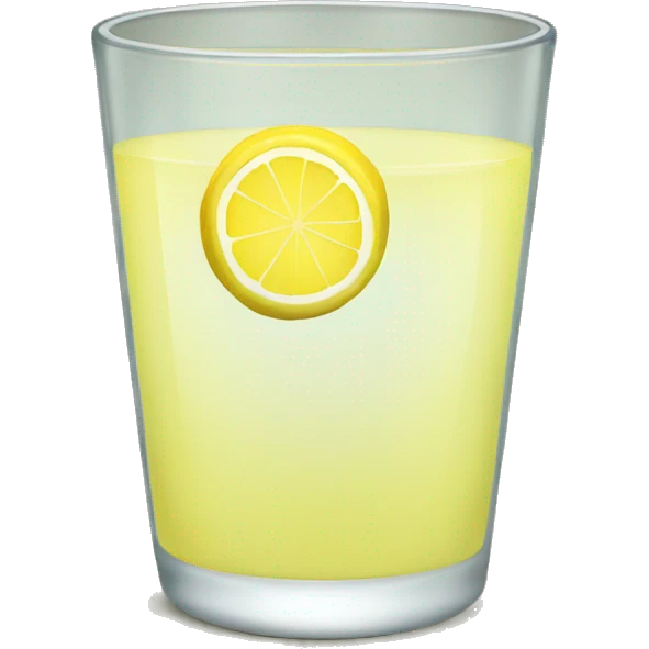 Lemonade glass  emoji