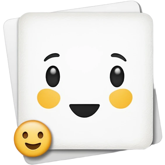 greeting card blank emoji