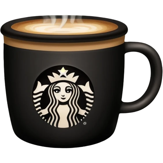 Starbucks coffee emoji