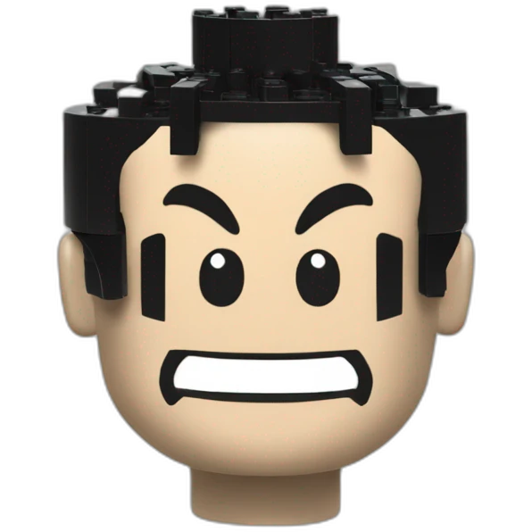 luffy LEGO emoji