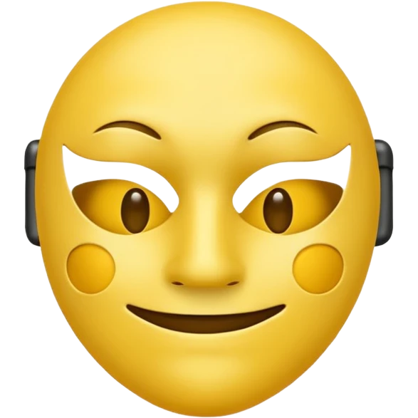 Eu quero um emoji😔 a usar uma mascara🙂 emoji