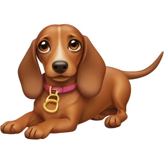 weiner dog emoji