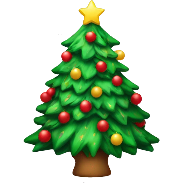 Christmas tree ￼ emoji