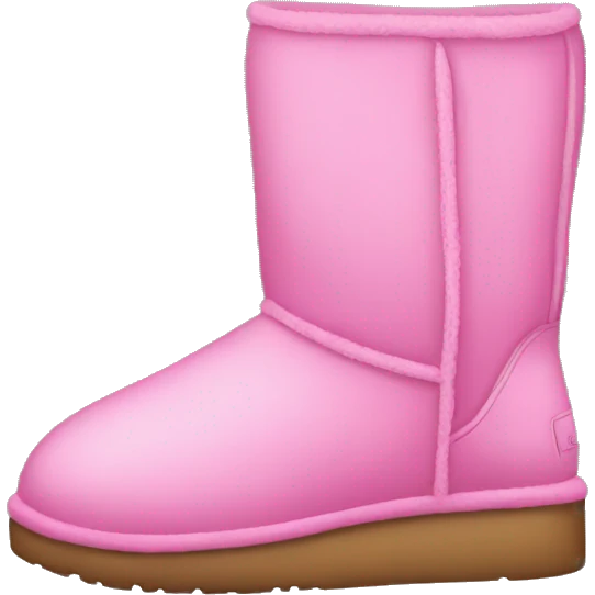 Pink uggs emoji