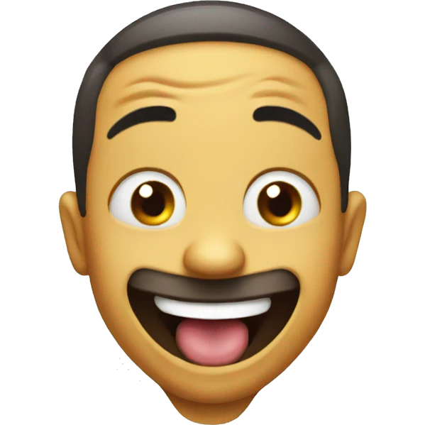 Gargling balls smiling emoji emoji